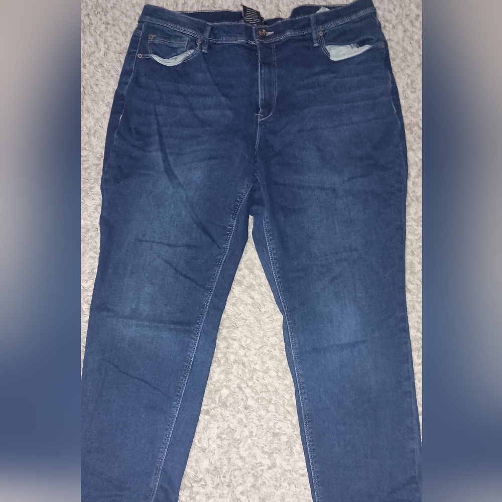 Women's Nanette Jeans Size 18 Color‎ Blue Stretch Comfy Mom Birthday Gift Summer